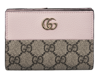 〈スモールウォレット〉［H8×W11.5×D3cm／札入れ1、小銭入れ1、カードスリット6、ポケット2］¥89,100（グッチ／グッチ クライアントサービス）