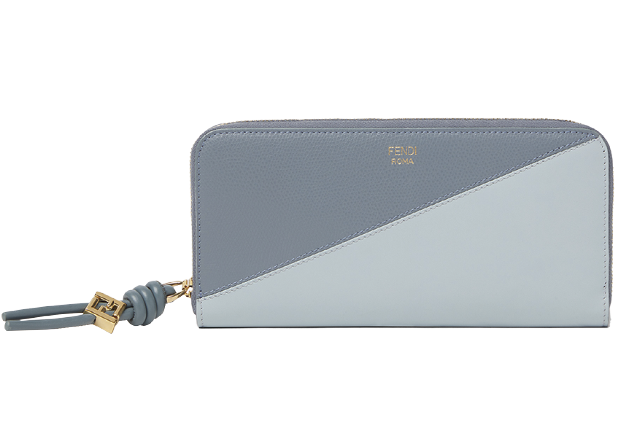 〈FF ダイヤモンド ジップアラウンドウォレット〉［H8.5×W20×D2cm／札入れ2、小銭入れ1、カードスリット8、ポケット2］ ¥124,300（フェンディ／フェンディ ジャパン）