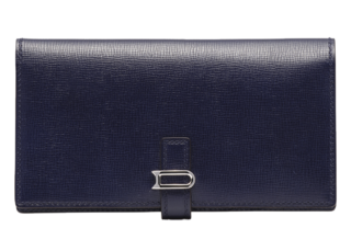 〈レオンスロングウォレット〉［H10×W17.5×D1cm／札入れ0、小銭入れ1、カードスリット5、ポケット3］ ¥194,700（デルヴォー）