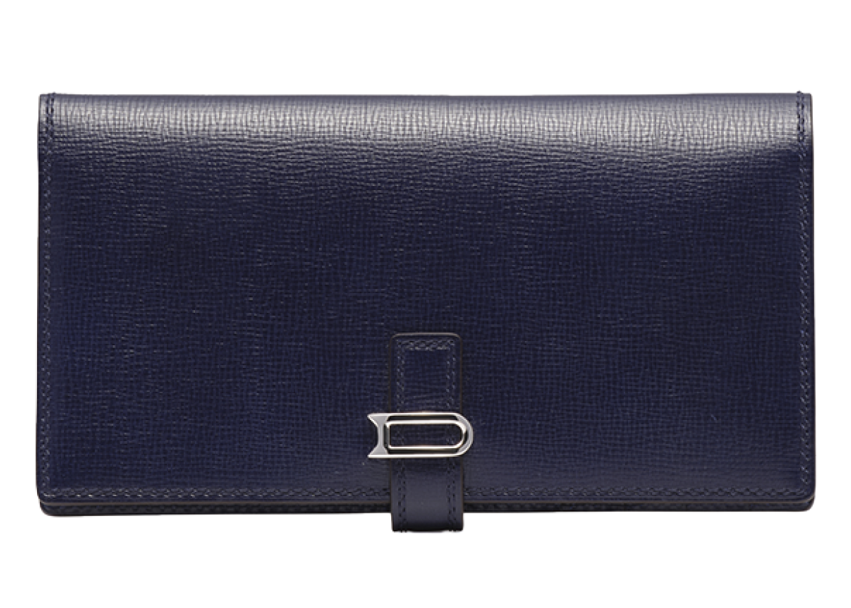 〈レオンスロングウォレット〉［H10×W17.5×D1cm／札入れ0、小銭入れ1、カードスリット5、ポケット3］ ¥194,700（デルヴォー）