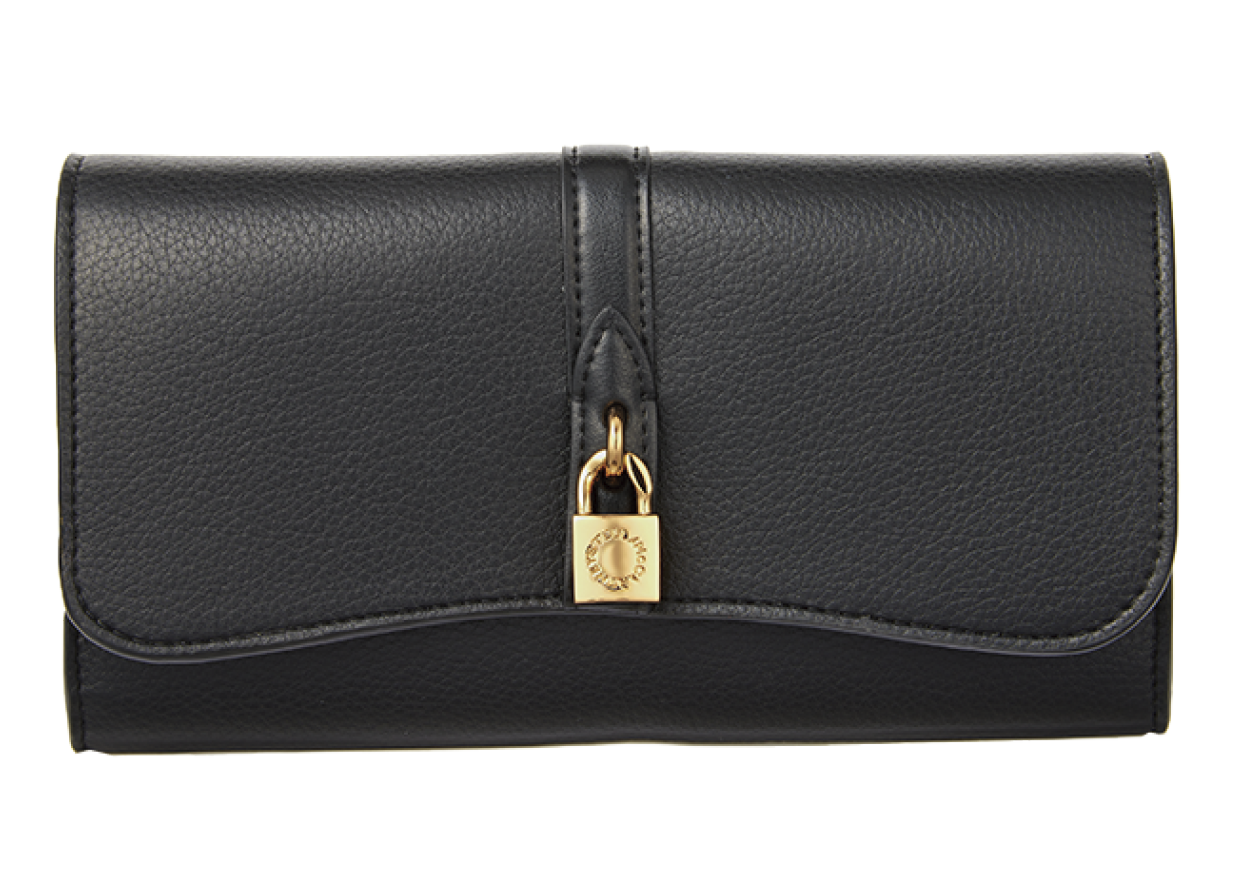 〈ライダー コンチネンタル ウォレット〉［H10×W19×D2cm／札入れ1、小銭入れ1、カードスリット12、ポケット1］ ¥79,200（ステラ マッカートニー／ステラ マッカートニー ジャパン）