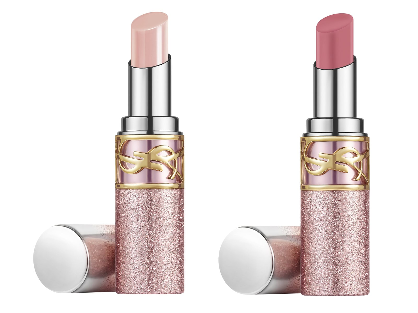 YSL ラブシャイン キャンディグレーズ #2 ￥6,600、YSL ラブシャイン キャンディ グロウ バーム #44B ￥5,940