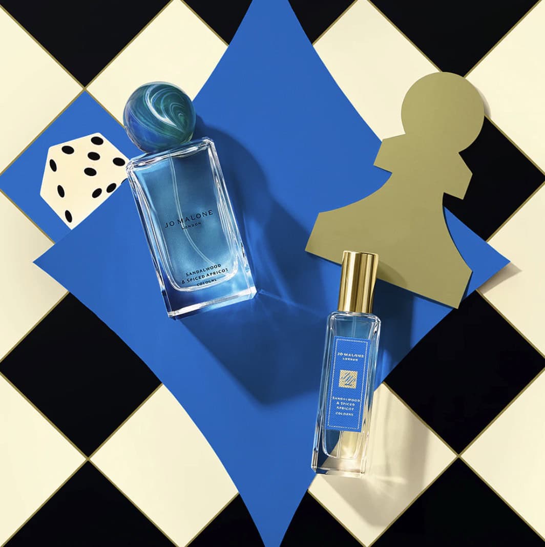 サンダルウッド & スパイスド アプリコット コロン​ 30mL ¥12,430、100mL ¥24,750