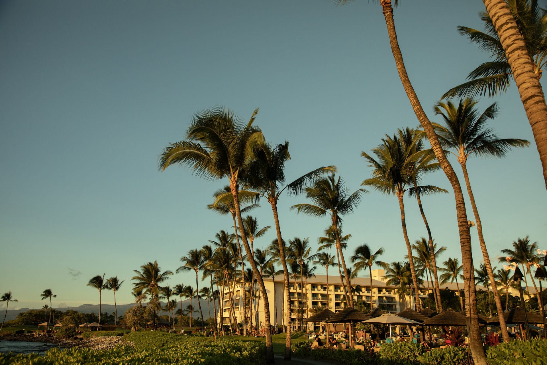 朝も昼も夕方も夜も。どの時間帯も絵になる景色に癒やされて