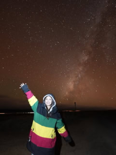 特別な加工無しでこのいっぱいの星空！