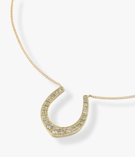 ネックレス［K18YG×DIA］¥495,000（サンメイア／ロンハーマン）