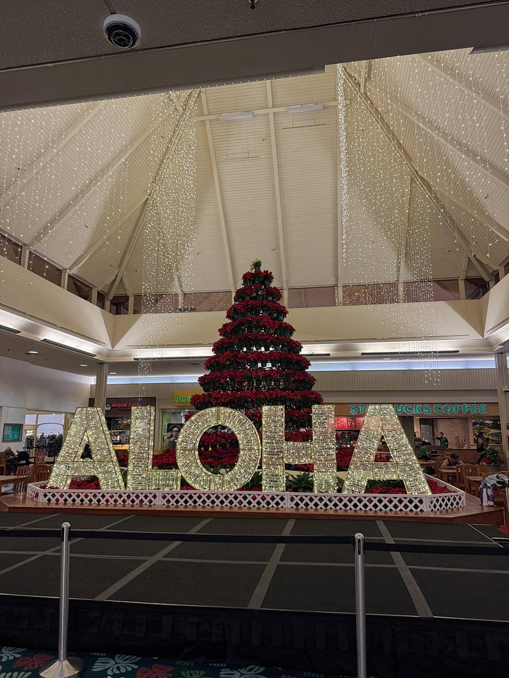 カハラモールのクリスマスデコレーション