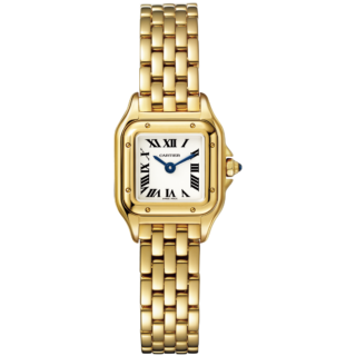 「カジュアルの引き締め役に」時計〈パンテール ドゥ カルティエ〉［K18YG、H25×W19mm］¥3,603,600（カルティエ／カルティエ カスタマー サービスセンター） Vincent Wulveryck © Cartier