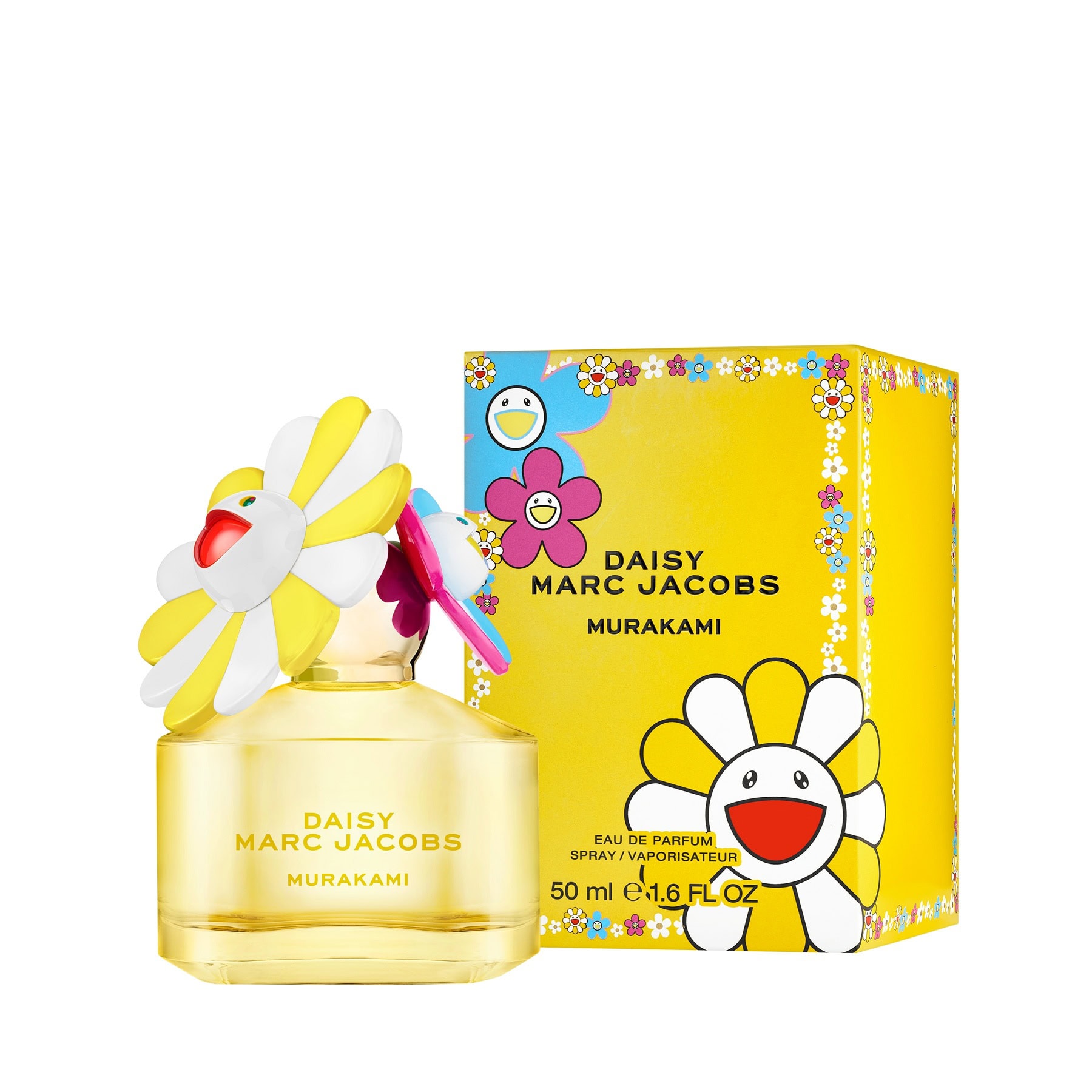 マーク ジェイコブス デイジー ムラカミ オードパルファム（イエロー） 50mL ￥16,500（マーク ジェイコブス ／コティジャパン）※3月4日限定発売