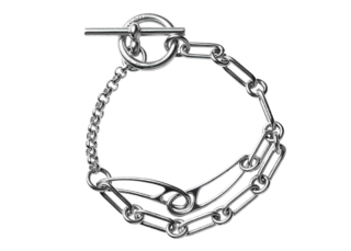 ブレスレット〈シェーヌ・ダンクル・パンク〉［SV］¥200,200（エルメス／エルメスジャポン）