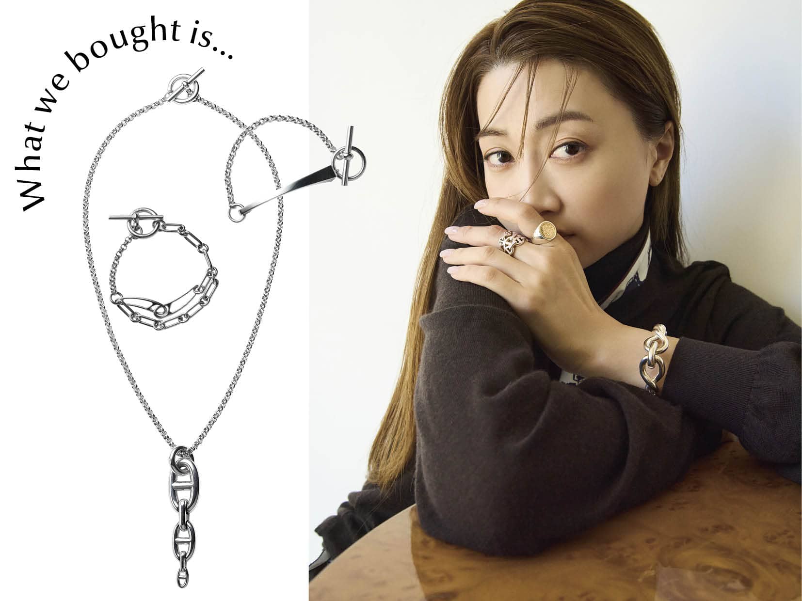 毎日着けられて、着こなしに品格をプラス！【エルメス】の名品シルバー