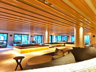 温暖浴ができるリフレッシュスペース。