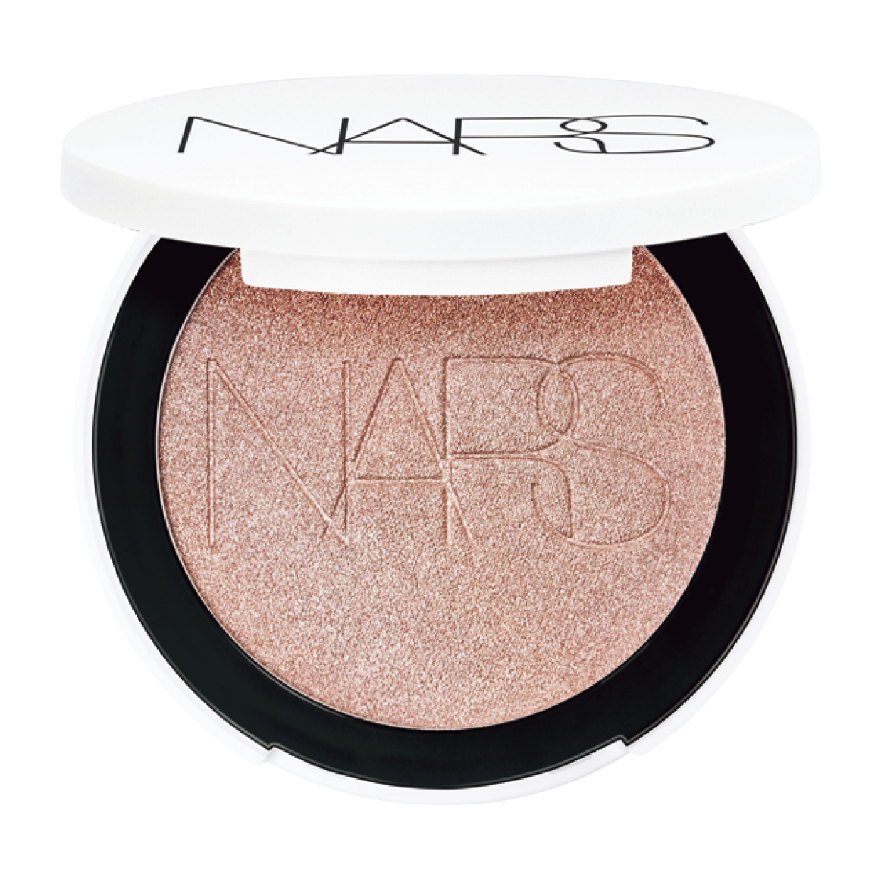 美容成分とパウダーのハイブリッドなフォーミュラで、小ジワや毛穴をソフトフォーカスしながら肌に上質な光沢を宿すハイライター。¥6,050（NARS JAPAN）