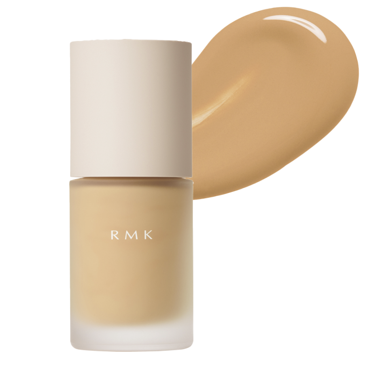 まるでスキンケアした後のような潤いのある、素肌のように軽やかで立体的なツヤ肌に仕上げるリキッド。SPF20〜25・PA+〜++ 30mL 全9色 ¥6,600（RMK Division）