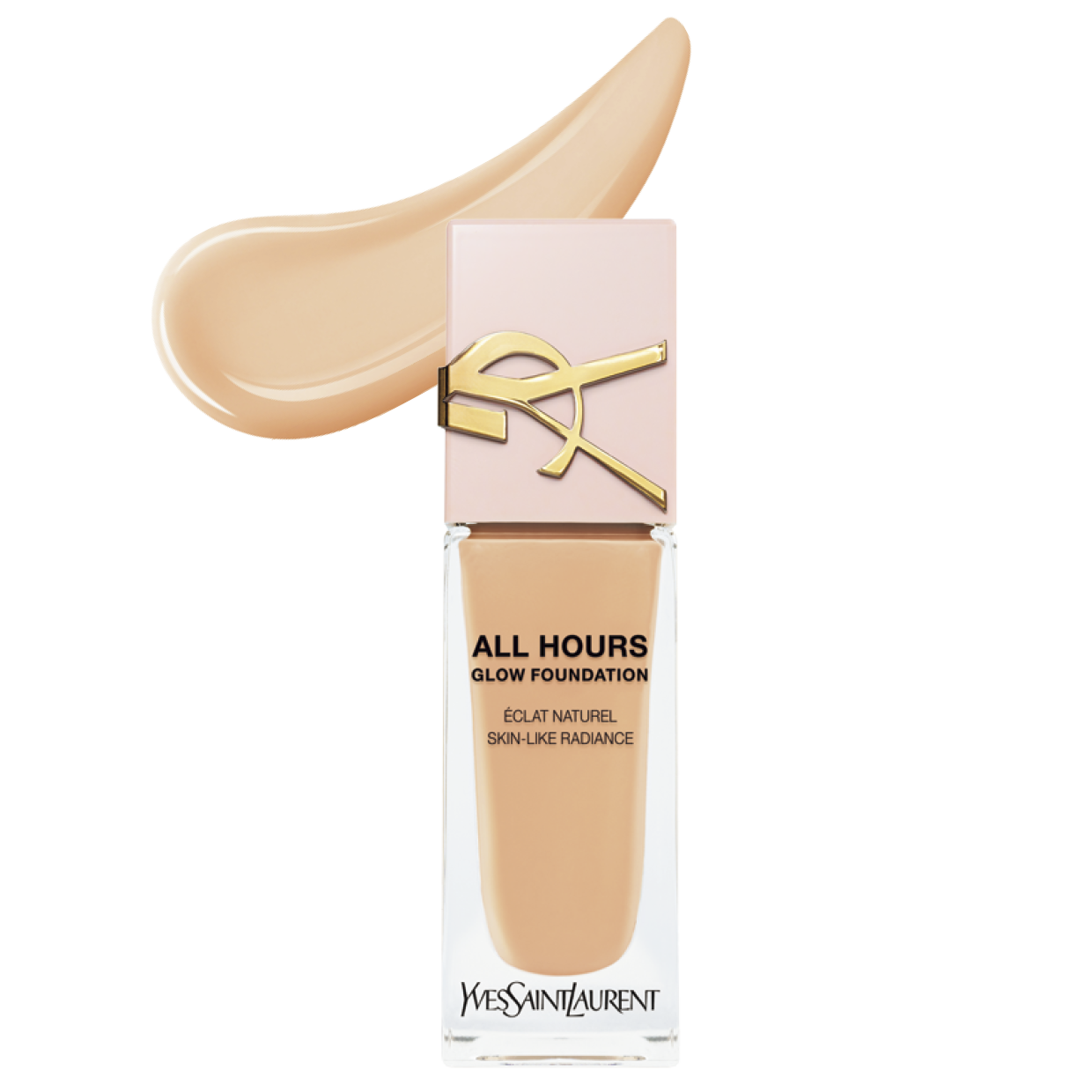 美しいキメを模倣する特殊なテクノロジーが、肌そのものが発光するような光溢れる潤いツヤ肌を実現。全10色 ¥8,360（イヴ・サンローラン・ボーテ）