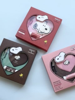 ＜PEANUTS＞アロマティック リップクリーム チャームセット 4g 全３種 各¥3,300
