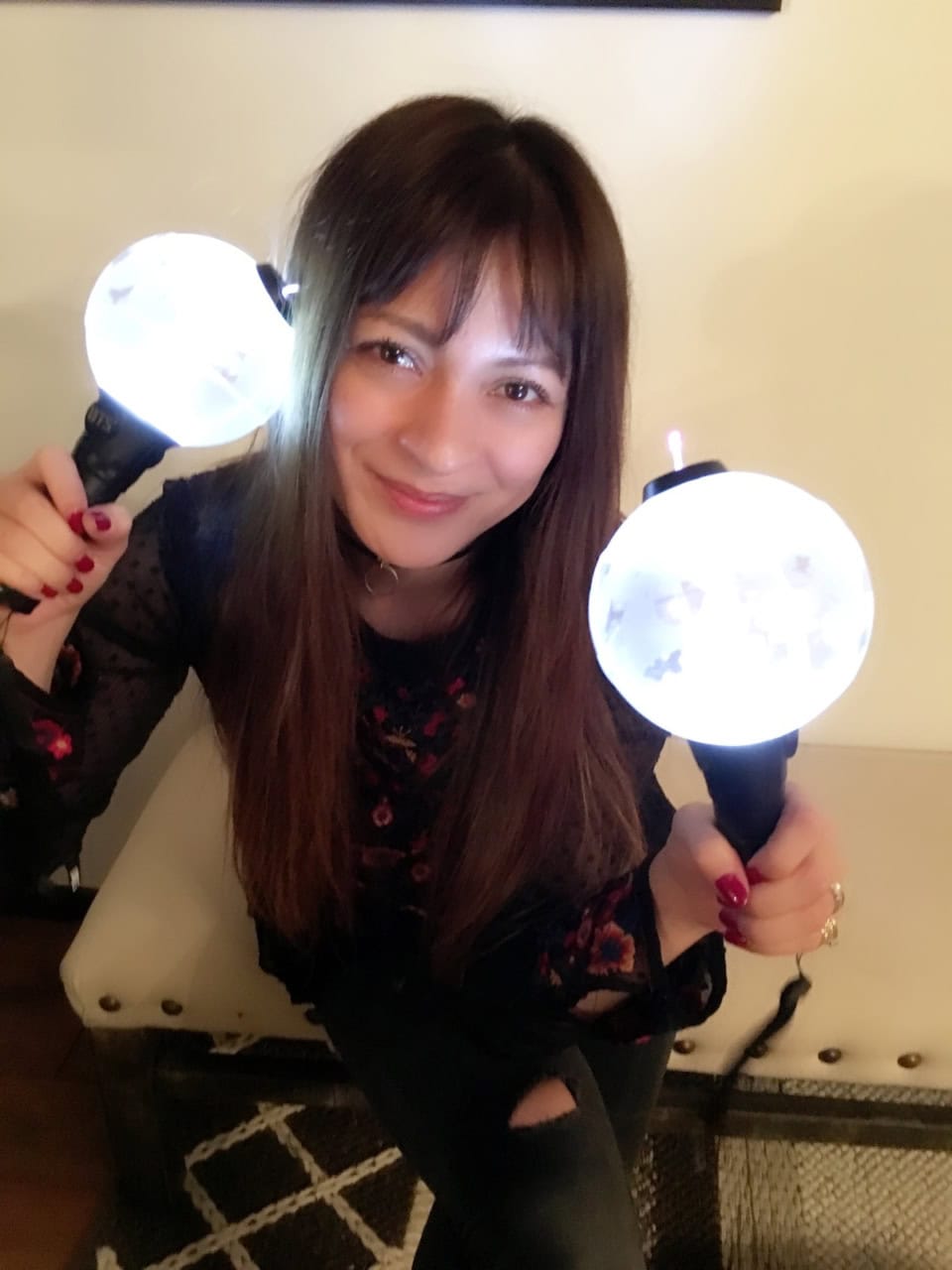 2016年、防弾少年団(BTS)のライブ時。ペンライトはマスト!