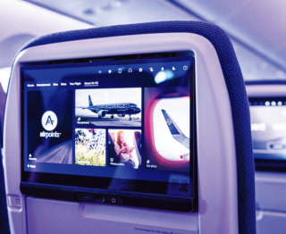 操作性の高い大型スクリーン