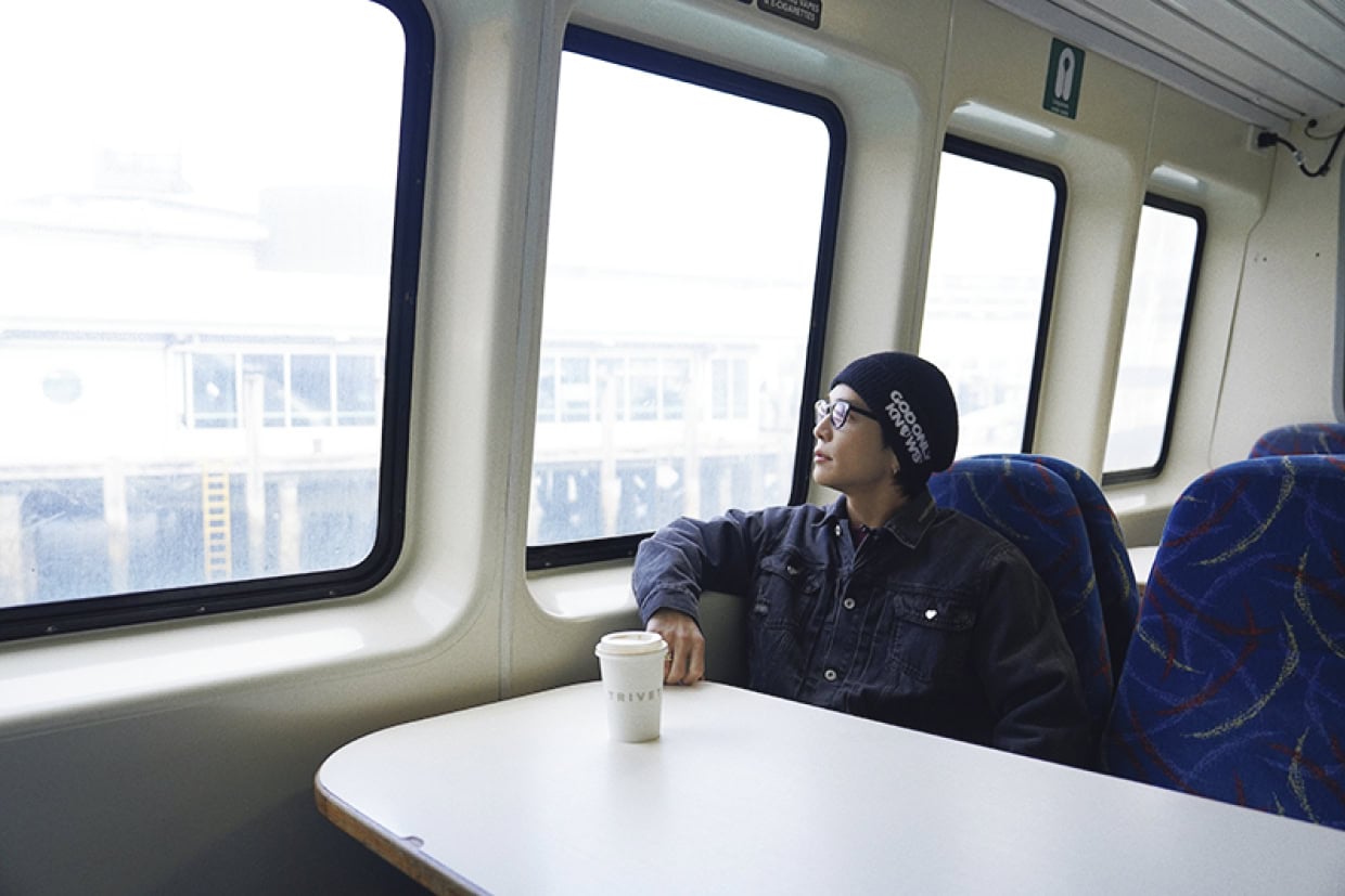 フェリーでたった12分のオアシスへ