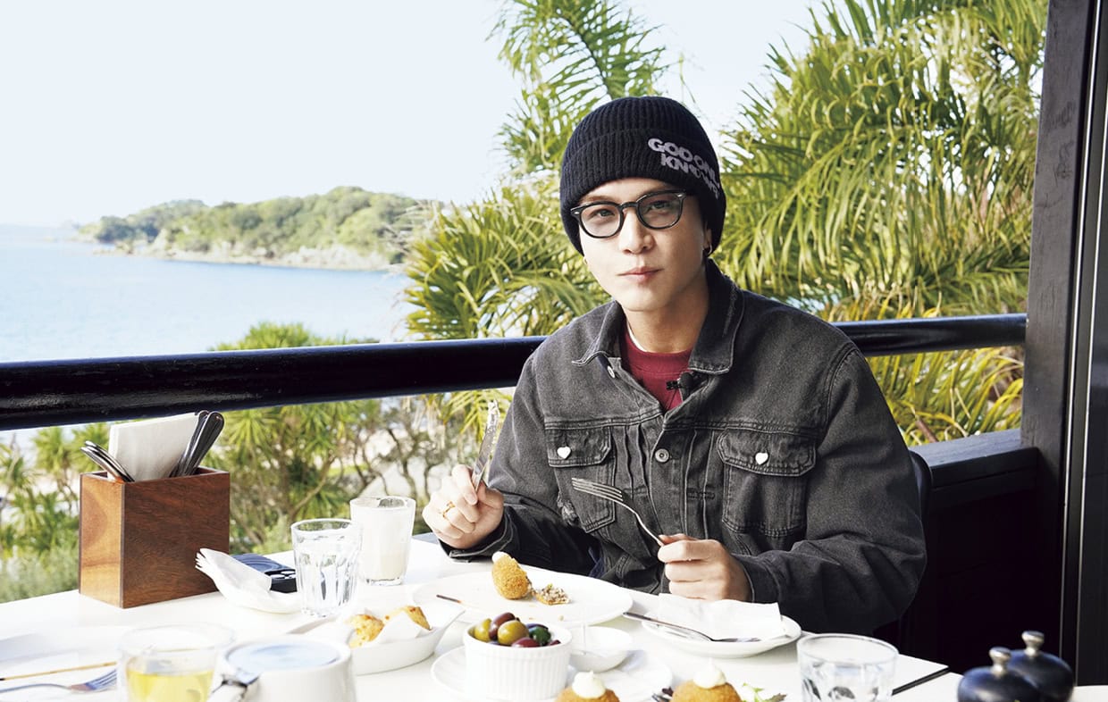 ワイヘキ島産のワインも楽しめる！