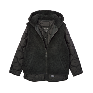 「オニオンキルティングが可愛い！」別注3WAYレイヤードキルティングジャケット¥53,900（アルファ インダストリーズ／RHC ロンハーマン）