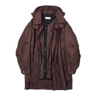 ボンバーツイルフーディコート¥49,500（アダム エ ロペ）