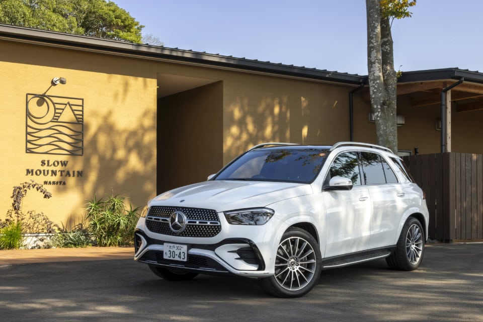 「GLE 450 d 4MATIC Sports Core」で「THE FARMスロウマウンテン成田」へ行ってきました。にぎやかな私たちの旅の相棒にぴったりのラグジュアリー感と存在感。