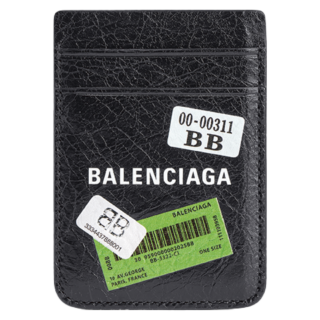 マグネットカードホルダー［H9.5×W6.5×D0.5cm／札入れ0、小銭入れ0、カードスリット2、ポケット0］ ¥42,900※予定価格（バレンシアガ／バレンシアガ クライアントサービス）