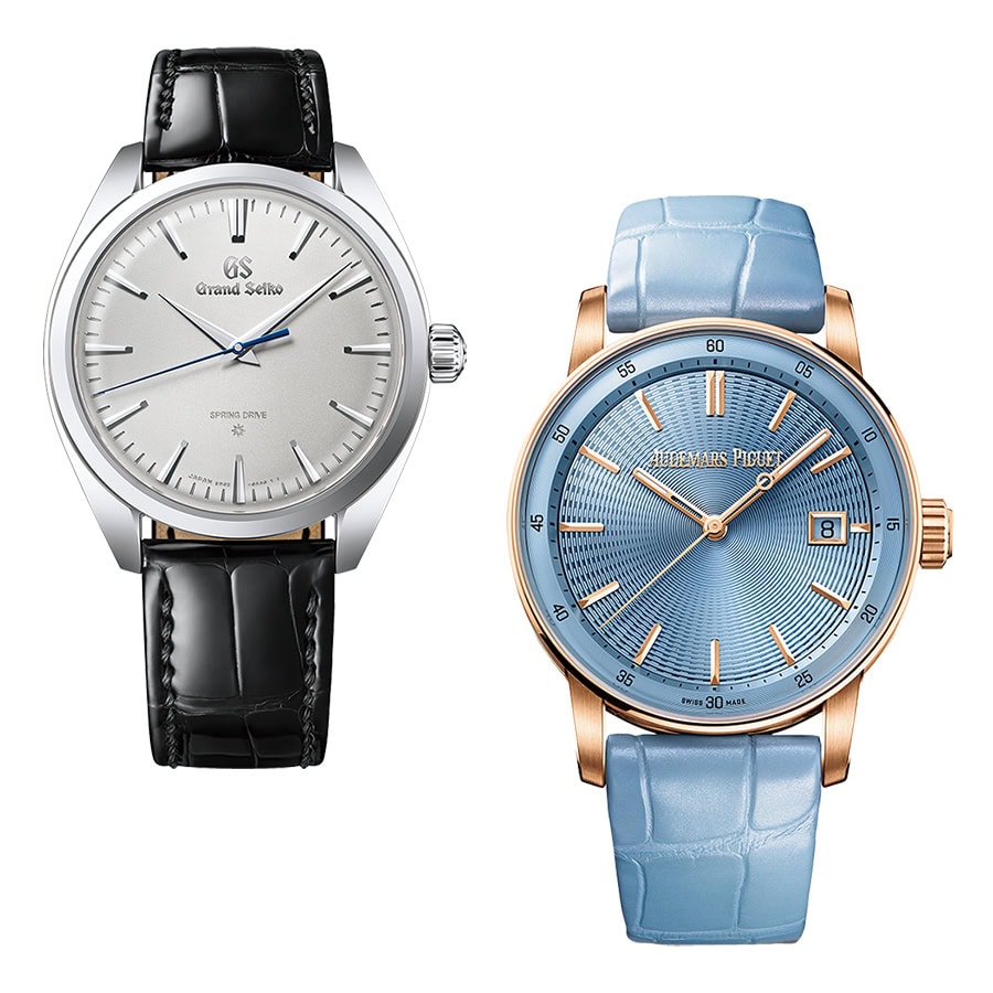 オーセンティックにして、旬!【オーデマ ピゲ】キレイすぎるライトブルーは大人にこそ映える♡