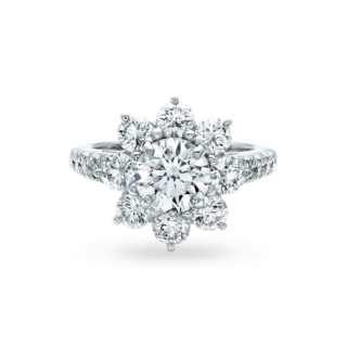 リング［PT×DIA］¥8,613,000（ハリー・ウィンストン クライアントインフォメーション）