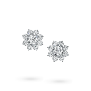 イヤリング［PT×DIA］¥8,481,000（ハリー・ウィンストン クライアントインフォメーション）