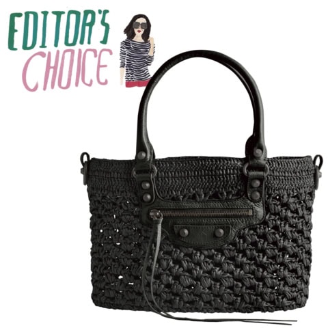 いち早く夏の準備に。【バレンシアガ】アイコンバッグ「ル・シティ」に日本限定ラフィアが登場！