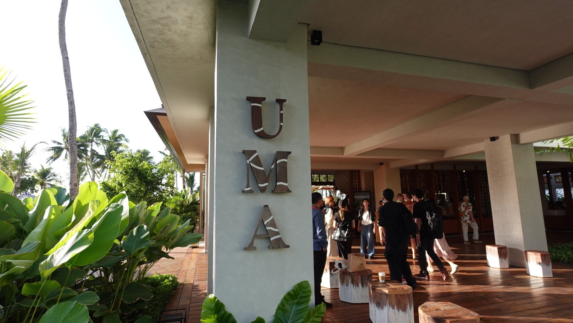 ホテル内に併設されているレストラン【UMA】。