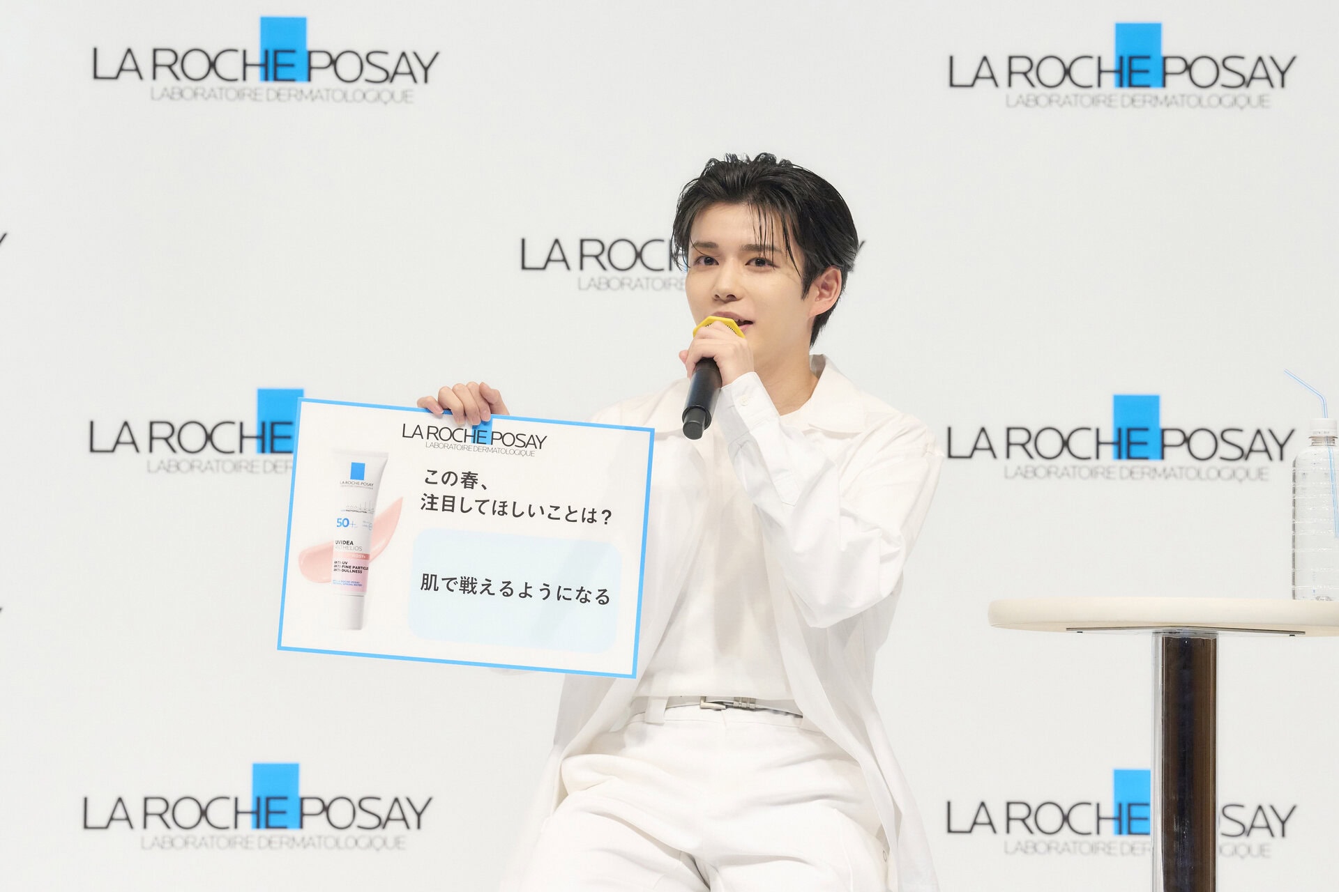 この春の目標に掲げたのは、「肌で戦えるようになる」こと。「朝起きた時、すっぴんの状態で肌が綺麗だったら最強ですよねと語る長尾さん