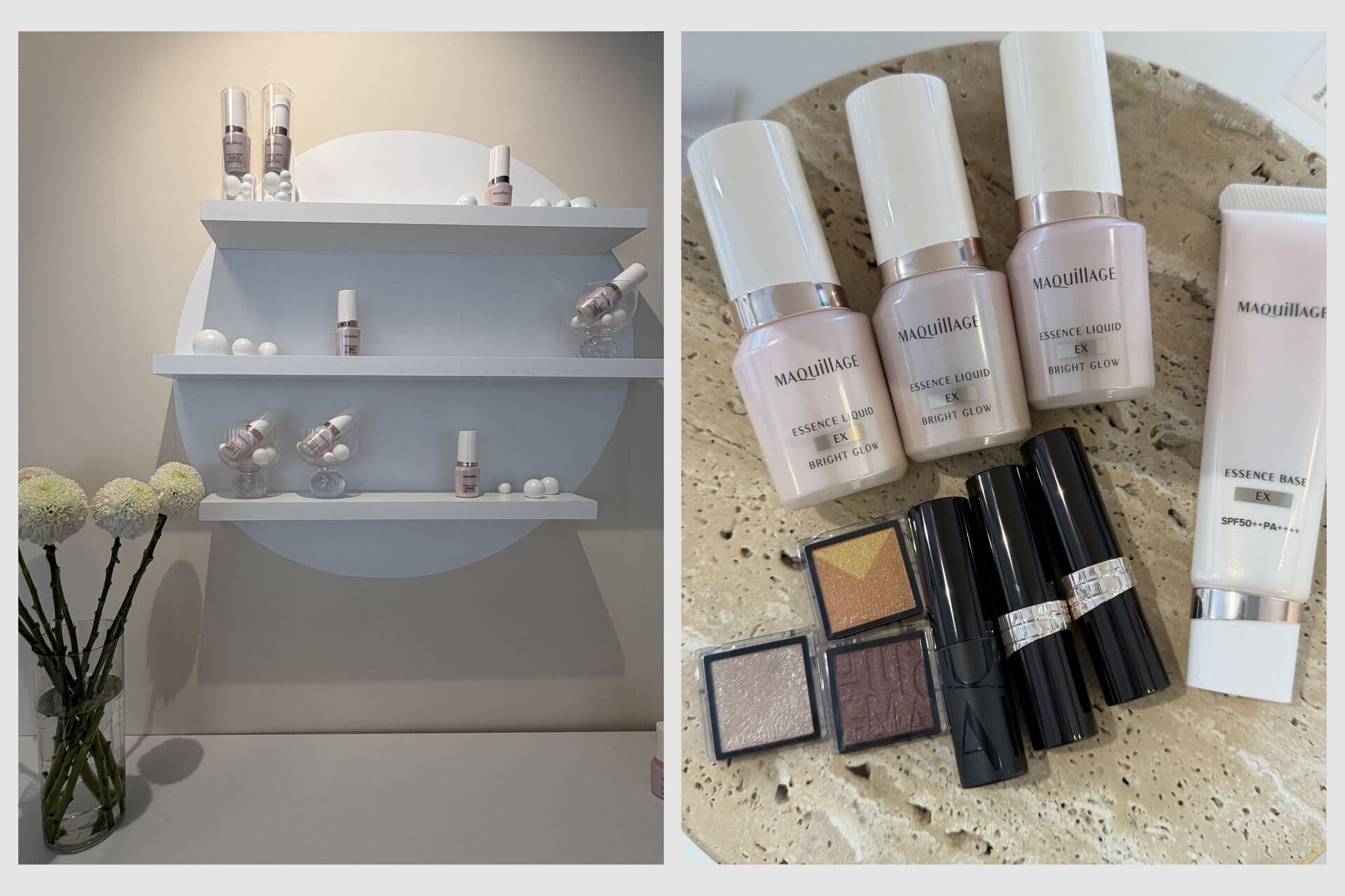 イベントでは、この注目の『白玉ファンデ美容液』を実際に肌で試すことができるタッチアップコーナーが設けられています