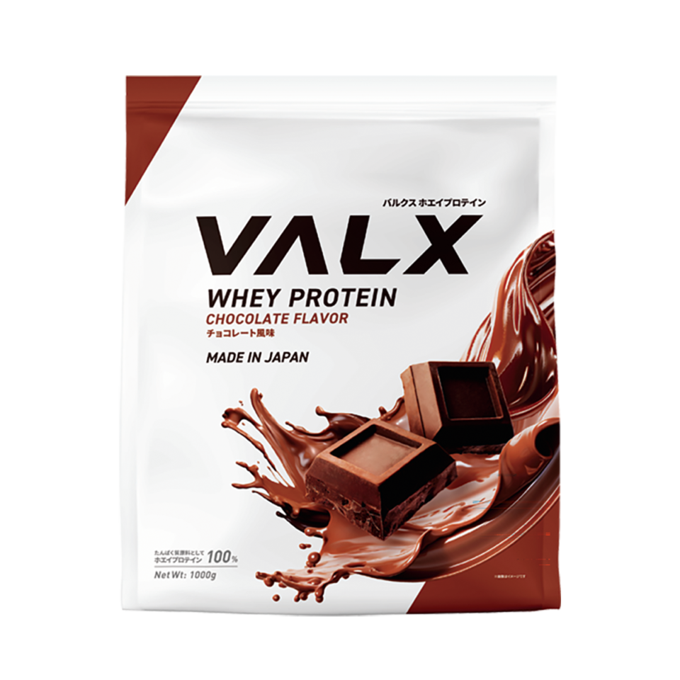 ホエイプロテイン チョコレート風味 1kg ¥4,980(VALX)