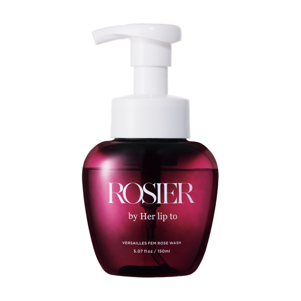天然由来100%です。ヴェルサイユ フェムローズウォッシュ 150mL ¥3,300（ROSIER by Her lip to）