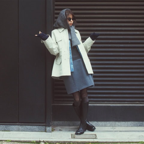 防寒してもおしゃれでいたい40代は【ブーツ】【タイツ】に【ハイソックス】を加えて無敵の暖かさを