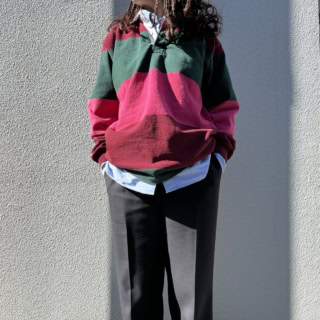 ラガーシャツ￥19,800（バーバリアン×ビショップ）