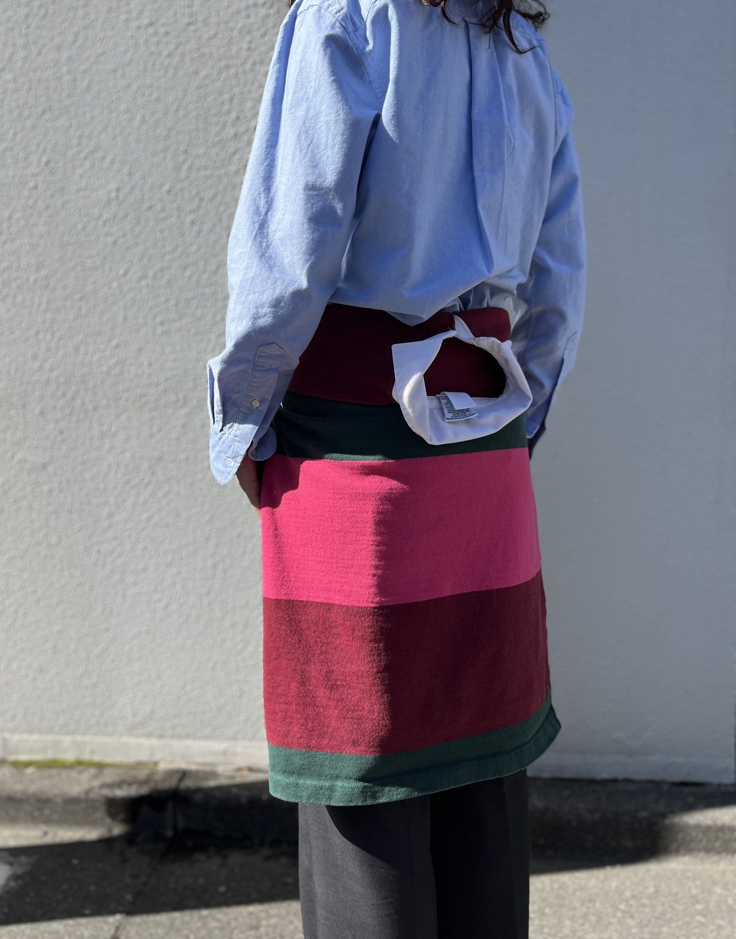 キャッチーな配色なので、腰に巻いたり、肩掛けするのもよさそうです！