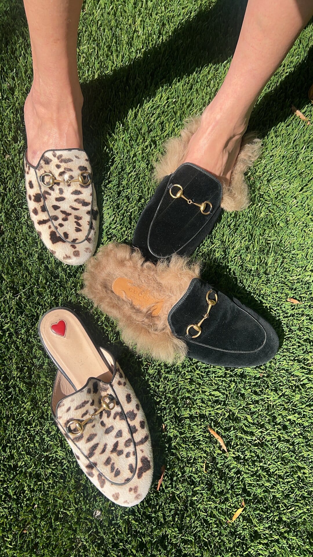 ペタンコでも許せるGUCCI。好きすぎて二足買い♥