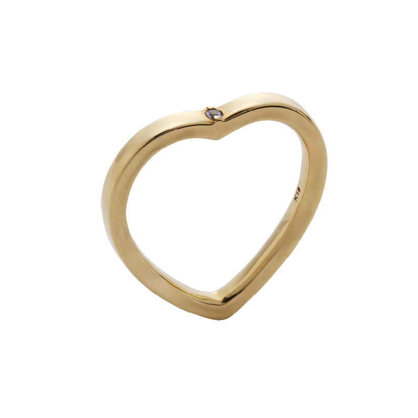 ハートリング〔YG×タンザナイト〕￥200,000（ロロ）