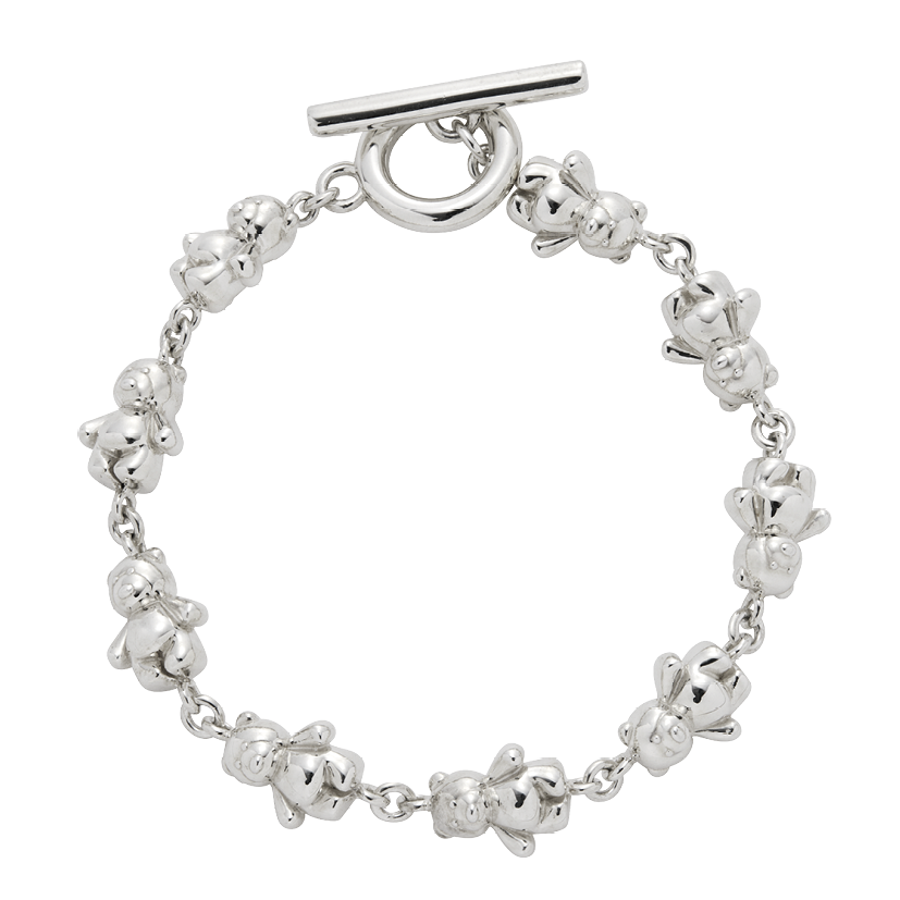 ベアーチャームブレスレット〔SV〕￥170,000（ロロ）