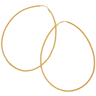 華奢ながら存在感たっぷり。ピアス［SV×K18YG］¥57,200（バー ジュエリー／エルディスト ショールーム）