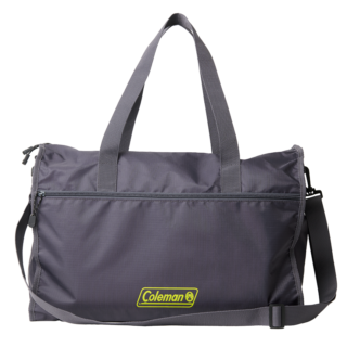 大きな前ポケットが付いた軽量ボストンバッグ