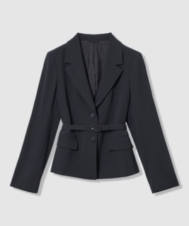 【Eternal Line 2026】トリアセジョーゼットベルト付き ジャケット￥59,400