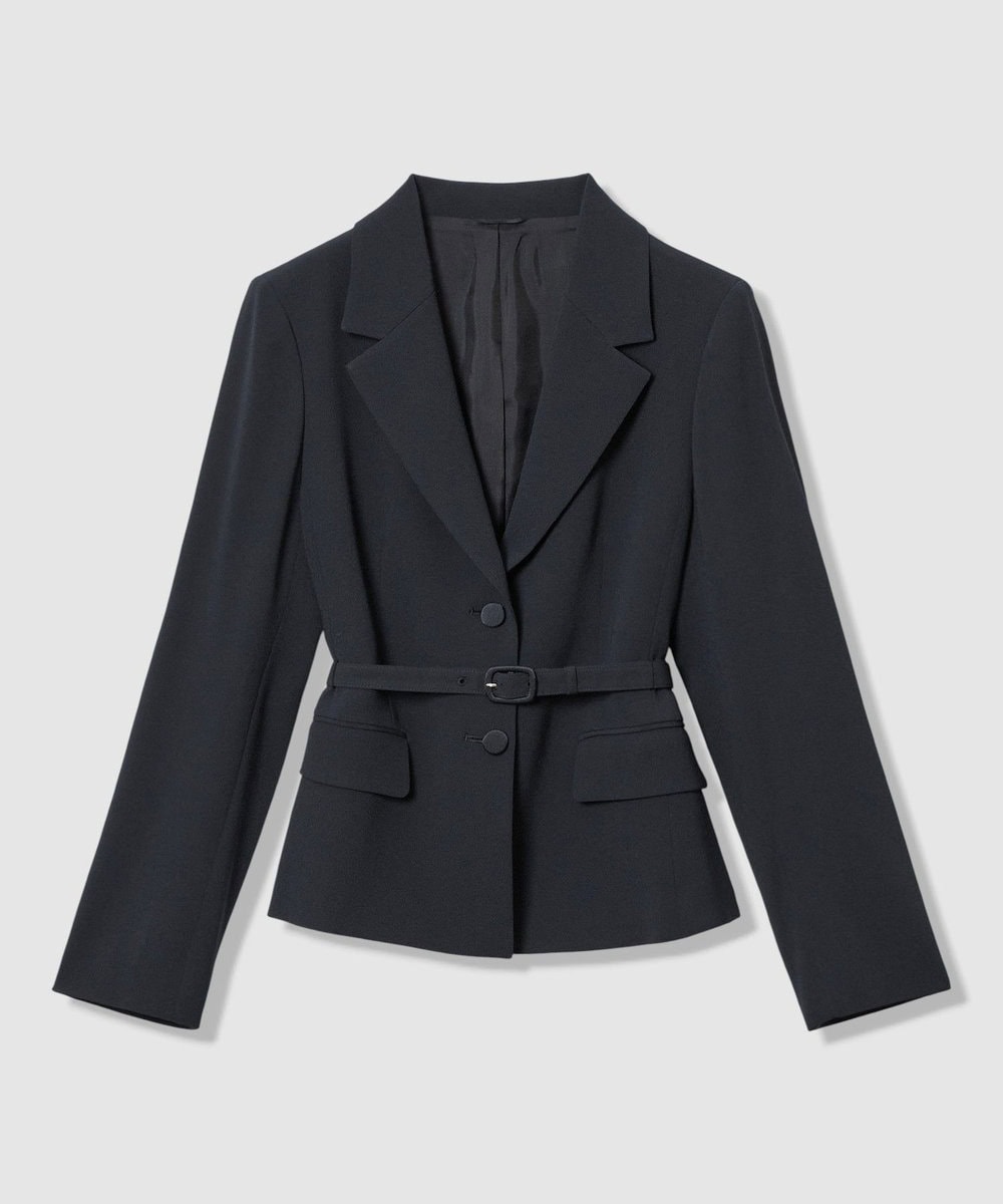 【Eternal Line 2026】トリアセジョーゼットベルト付き ジャケット￥59,400