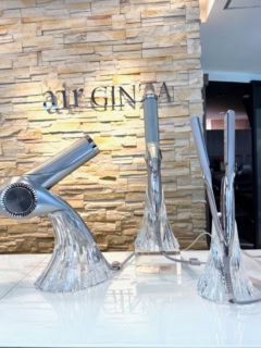 髪をケアしながら、理想の仕上がりを叶えてくれる最高峰シリーズ。右から:リファ ストレートアイロン プロ+¥28,600、同 カールアイロン+¥29,700、同 ビューテックドライヤー BX W ¥74,800(全てMTG)