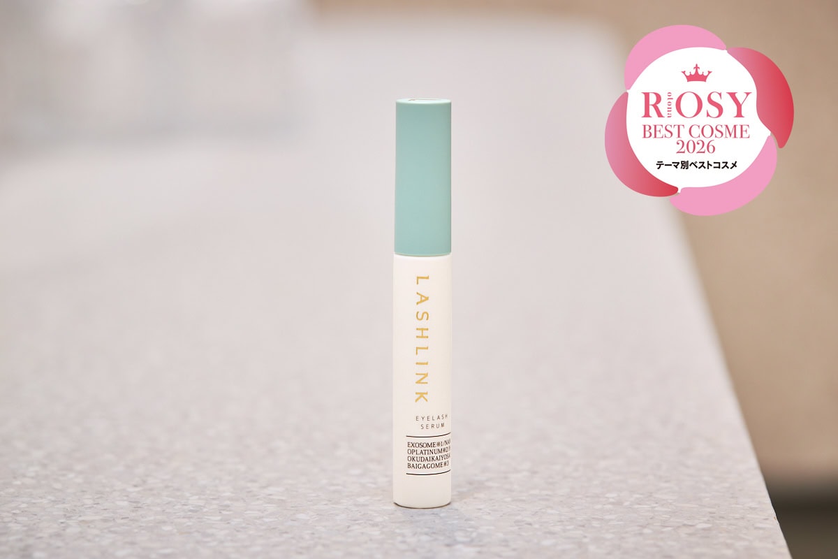 根本から悩みを改善し、健康的なまつ毛に導くまつ毛美容液。ラッシュリンクアイラッシュセラム 6mL ￥11,000（FUNKYCRUISE）