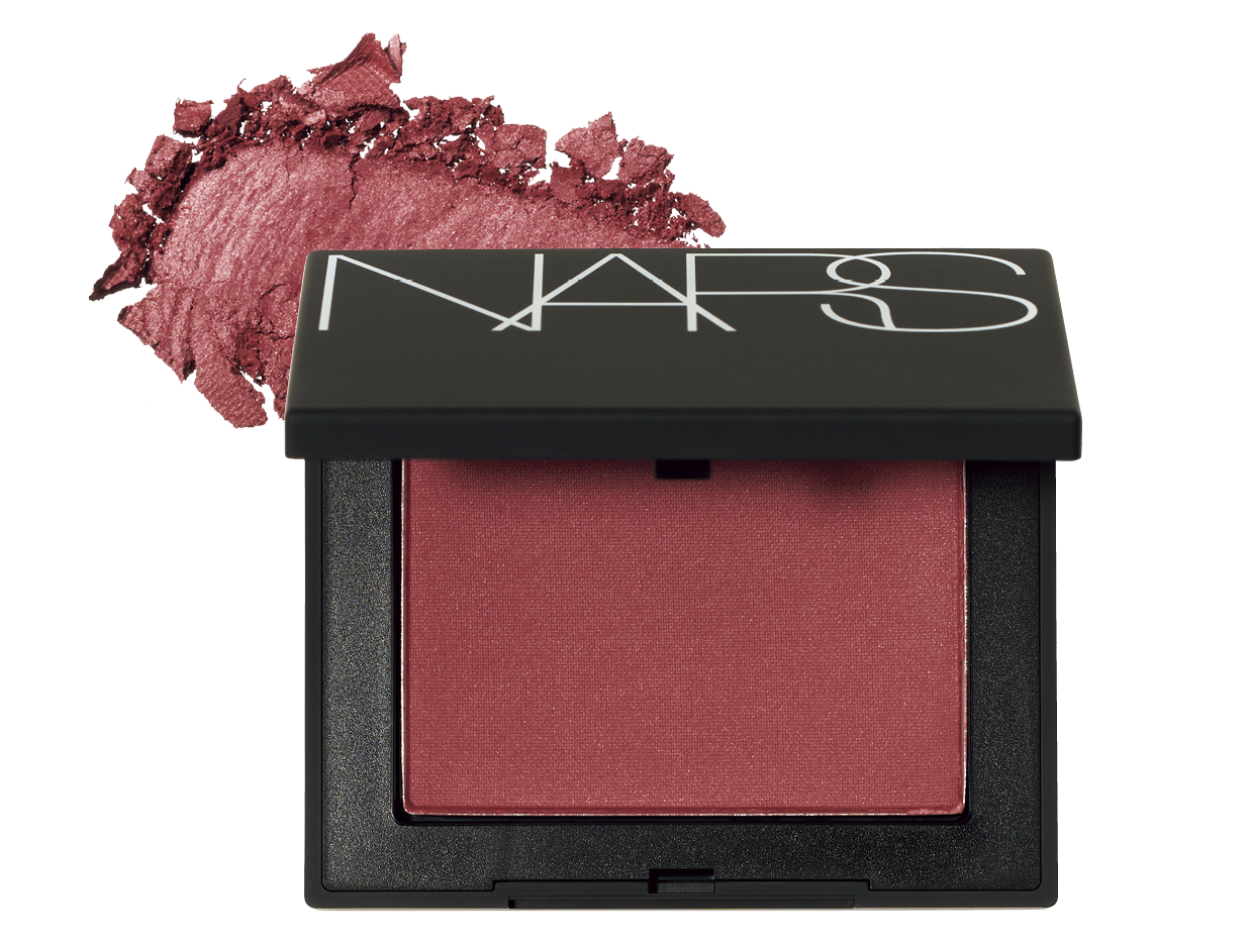 長時間、頰を見たままの鮮やかな発色で染め上げる、人気のブラッシュの新色。¥5,390（NARS JAPAN）